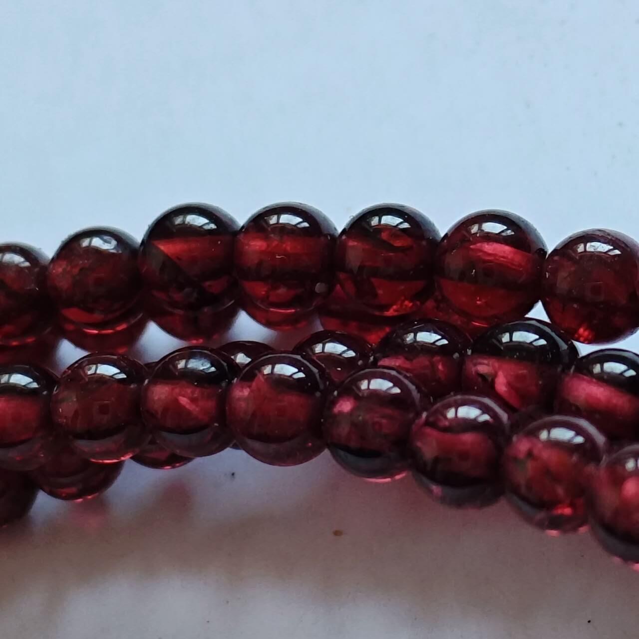 原矿石榴石手链