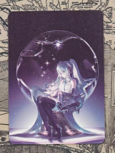 买就送独家PR！！龙虎卡牌-七六场（满200元包邮，无佣金，每周六结拍，欢迎送拍） 钻闪卡 白花 初音未来