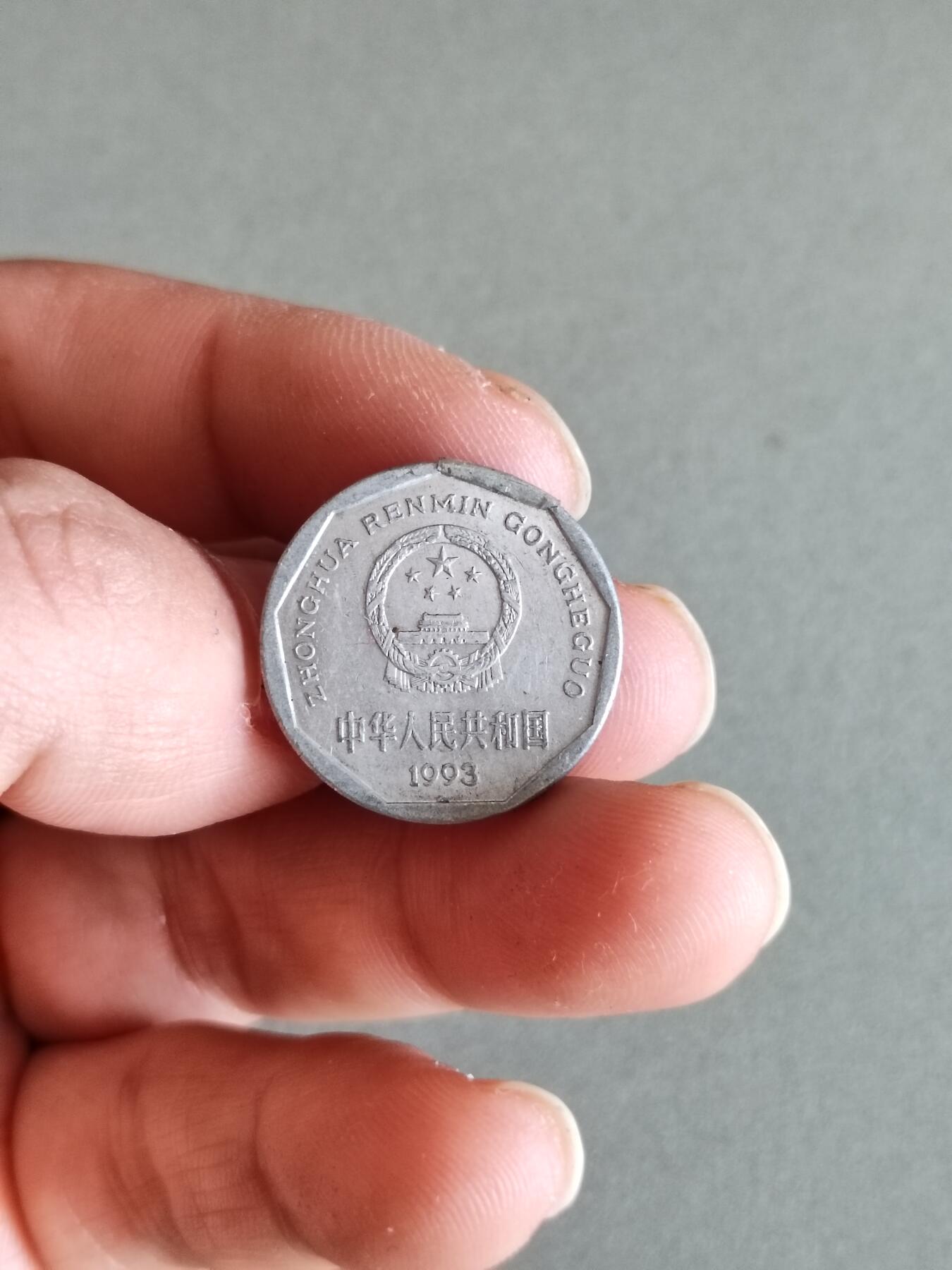 裸币 19:1993年菊花一角