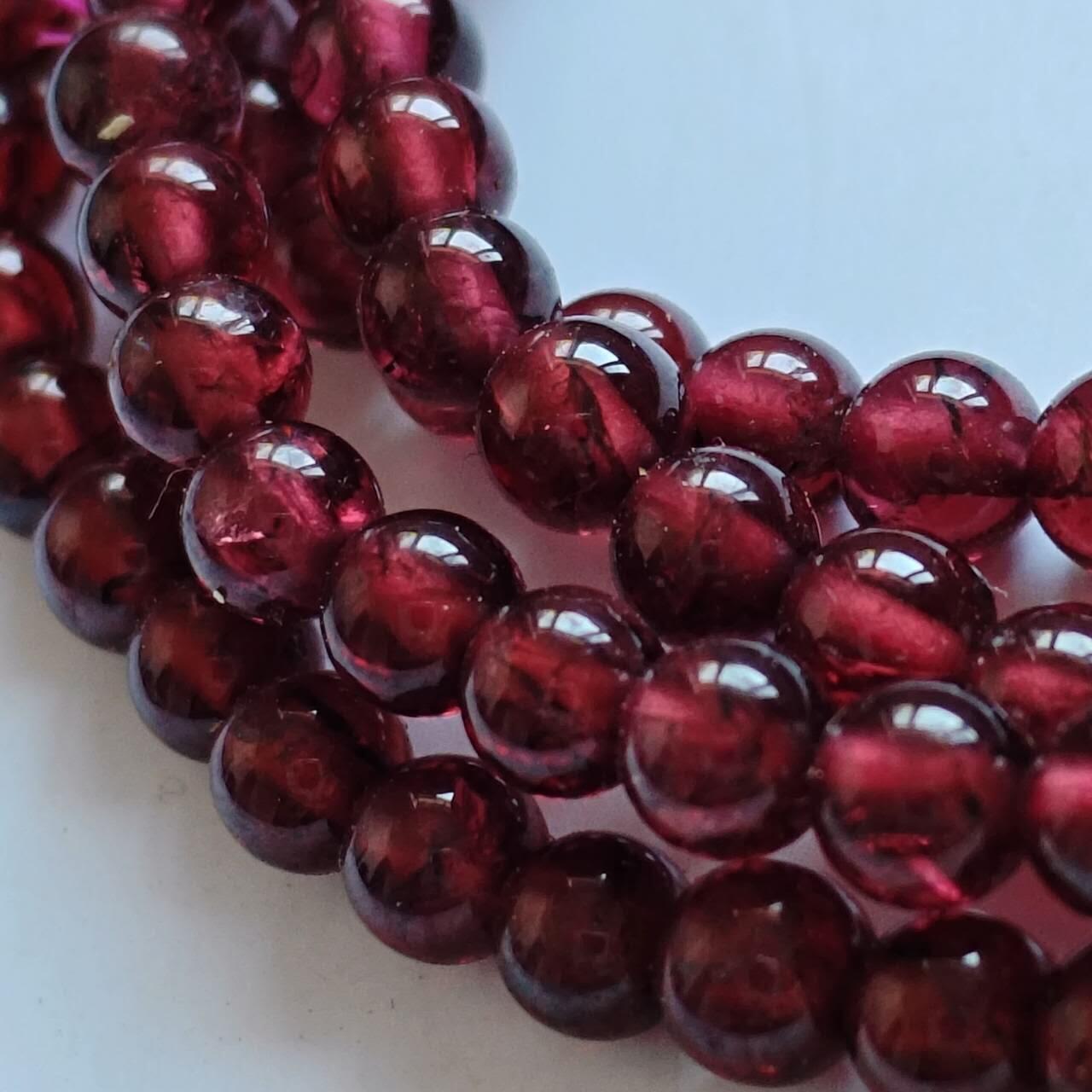 原矿石榴石手链