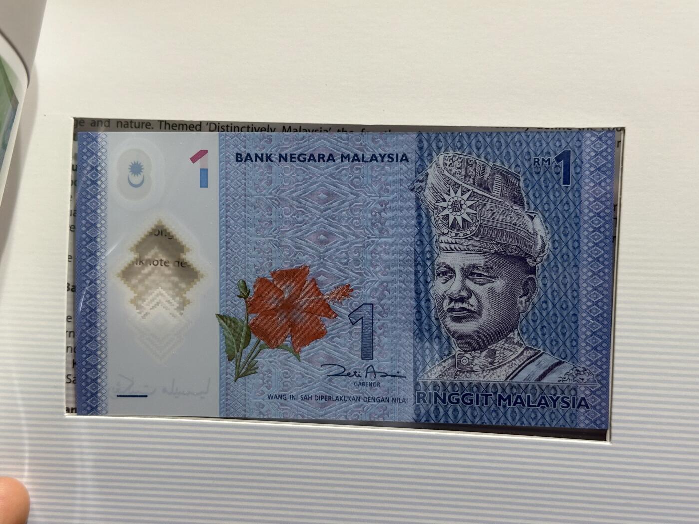 《外钞收藏家》第六百一十二期（ 精选场）（长期征集拍品、欢迎藏友们联系合作） 马来西亚1和5林吉特 AA冠 全同号2张+2011年不丹100纪念钞 都是原装册子