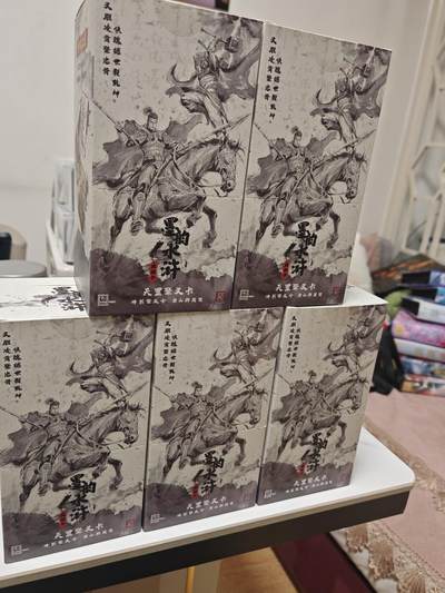 NO.25 好又多金牌大场，新年专场（下）马到成功，万事亨通！每周一站式配齐，方便凑单！（周6晚9点截拍，卖家送拍0抽成！） - 【盲盒】墨韵水浒 5盒全新未拆 每盒保底2-5张编卡概率签字 10包/盒 5张/包 合计250张卡