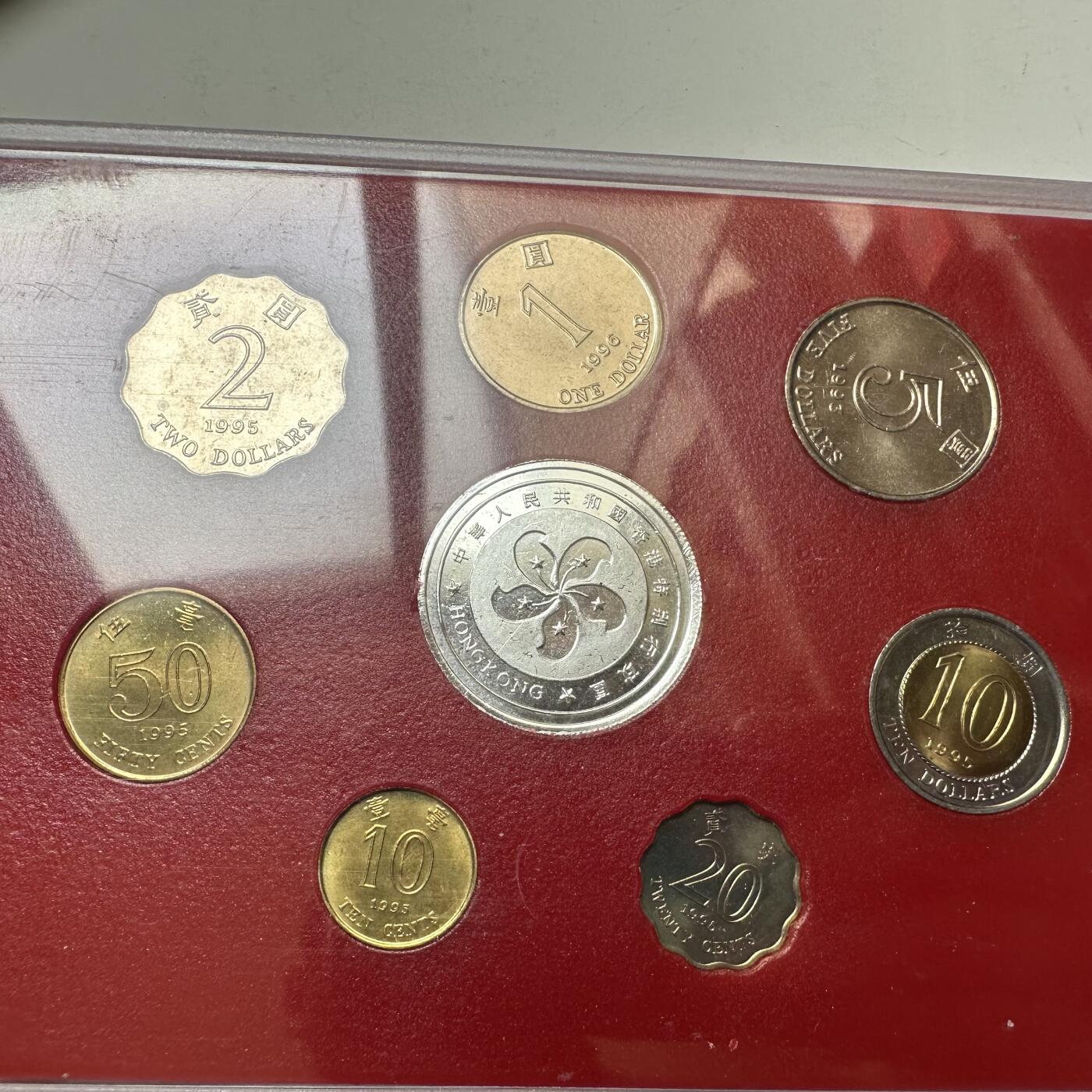 🌹外币初藏🌹🐯2026年第20场 正月十五正常发货 香港回归紫荆花版 套币