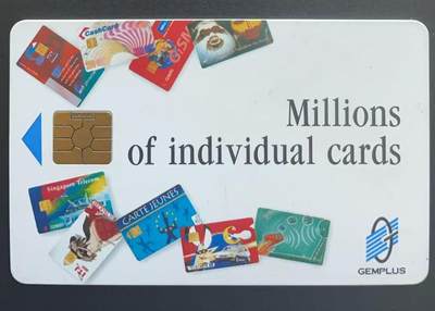 《卡拍》第345期拍卖2月28日晚22：10时延时截拍 - 金普斯IC卡《金普斯制卡百万枚纪念》一枚赠卡，芯片有氧化。