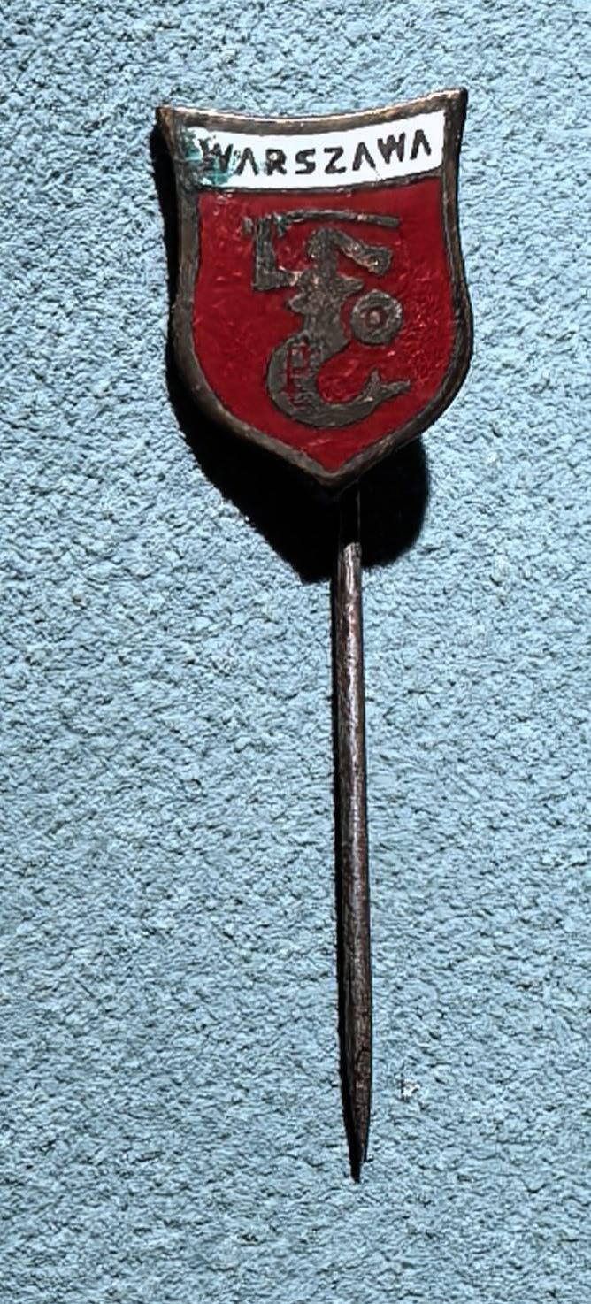 号角文化祝福各位藏友春节大吉马年入好藏 盛世勋华——号角文化勋章邮票专场拍卖第306期    波兰华沙城徽别针