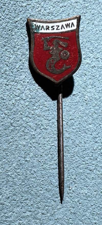 号角文化祝福各位藏友春节大吉马年入好藏 盛世勋华——号角文化勋章邮票专场拍卖第306期    - 波兰华沙城徽别针