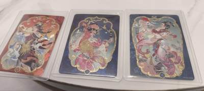 秋原瞳的小店第三十六期（年终大促3/3.敬请期待，大家先过年吧，来年再会） - 卡游三国8弹艺术家秀丽一套3张，其中貂蝉原膜