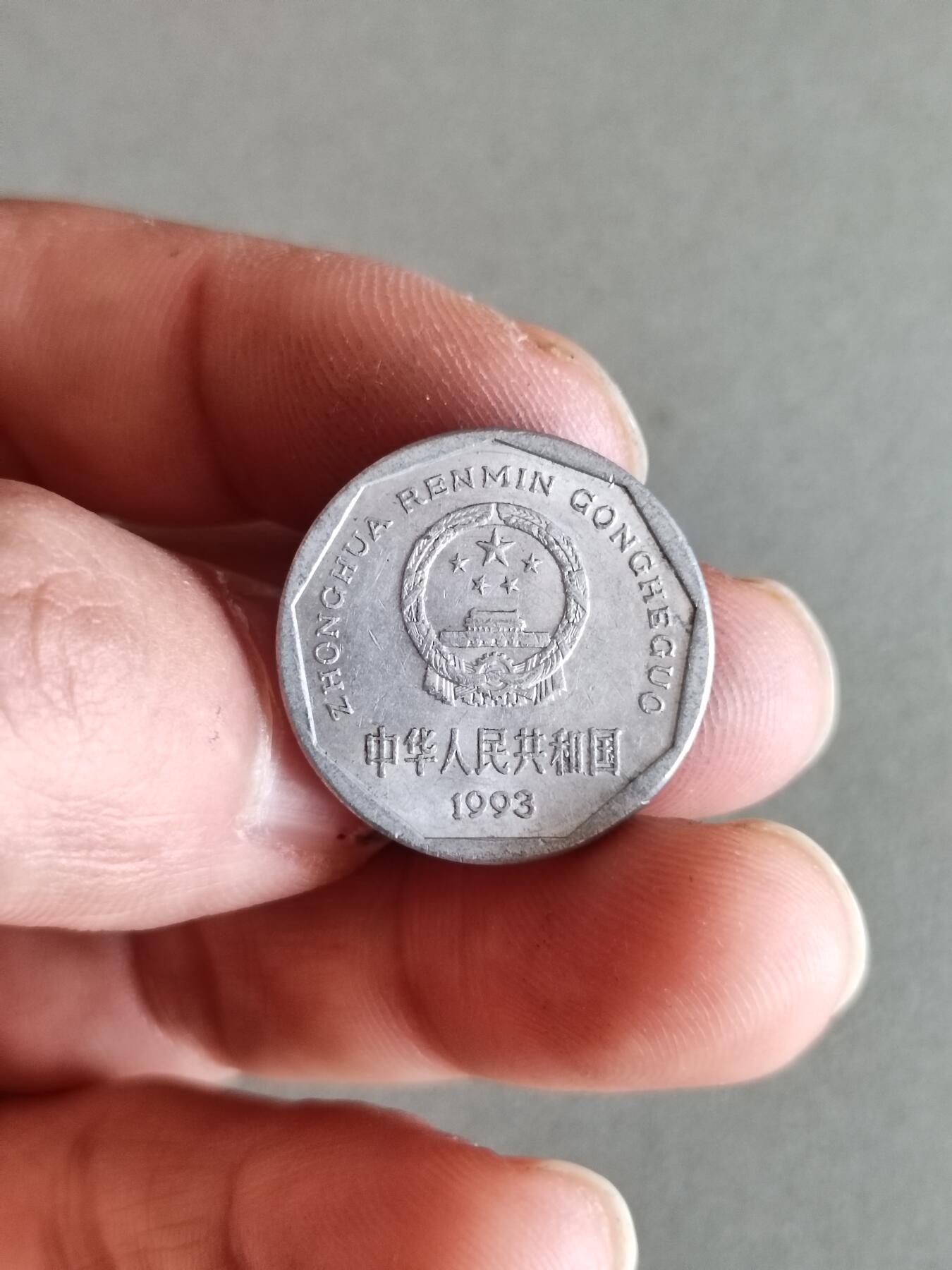 裸币 45:1993年菊花一角