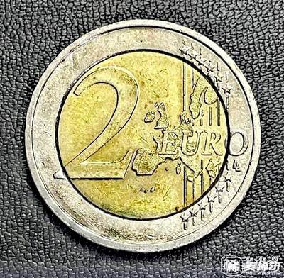 意大利2002年首发版2欧元双金属双色美品硬币 - 意大利2002年首发版2欧元双金属双色美品硬币