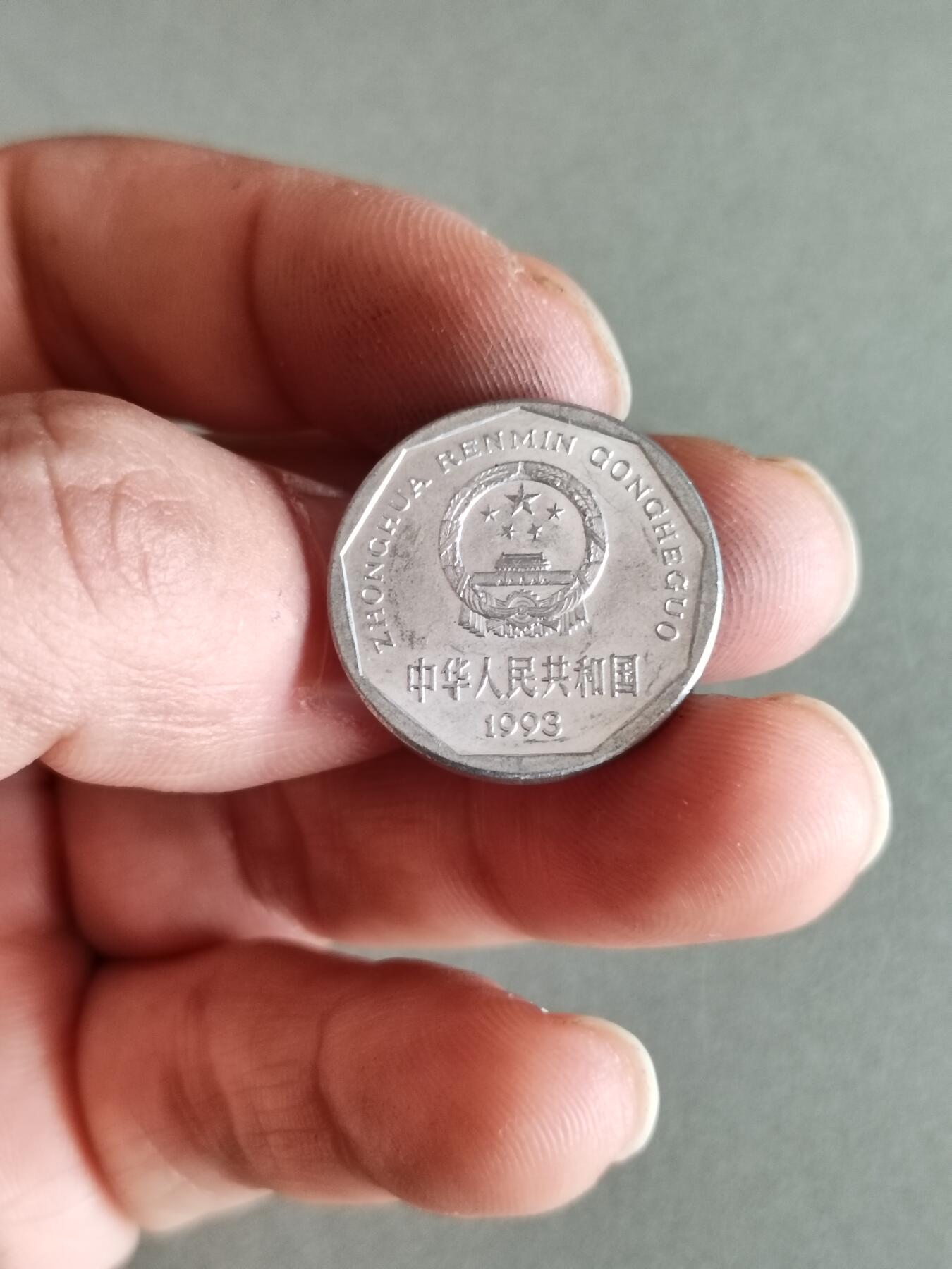 裸币 47:1993年菊花一角