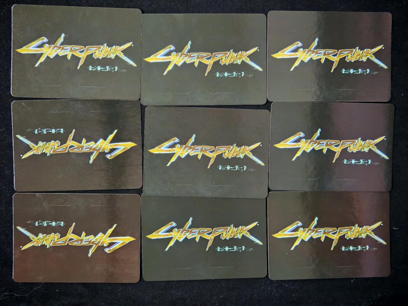 琦卡当当铺～第34期★★新年快乐~各种类型亲签A4都有~支持寄存★★~【9点40结束】扫码加群抽[包邮券]~ 赛博朋克 彩闪 9张