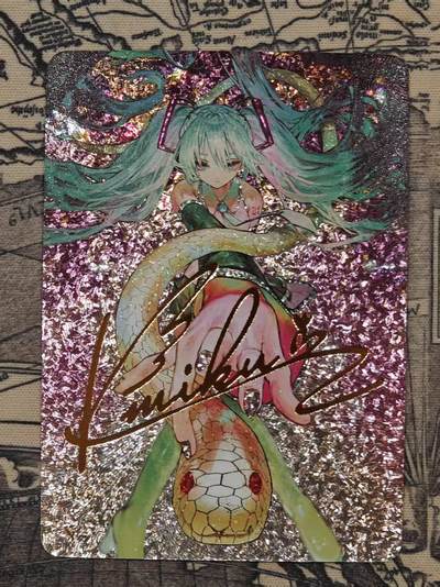 买就送PR！！龙虎卡牌-七六场（满200元包邮，无佣金，每周六结拍，欢迎送拍） - 钻闪卡 白花 初音未来