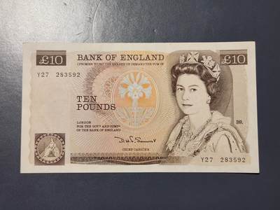 2月24号晚上8点 外国纸币自动截拍第30场 - 英国10极美品