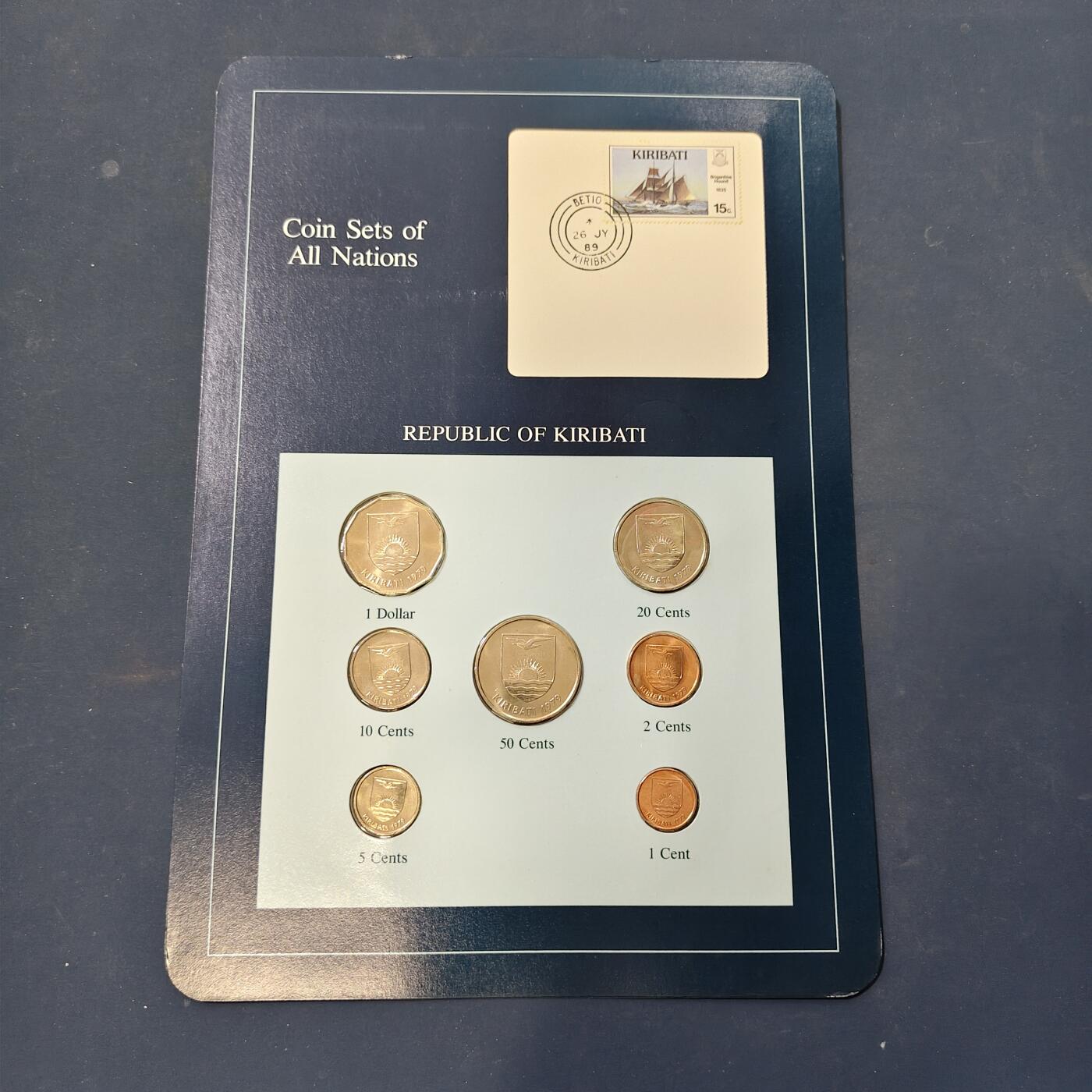 【全场包邮】纯粹捡漏拍506场-持续更新中 【富兰克林·世界各国硬币系列邮币卡】基里巴斯共和国