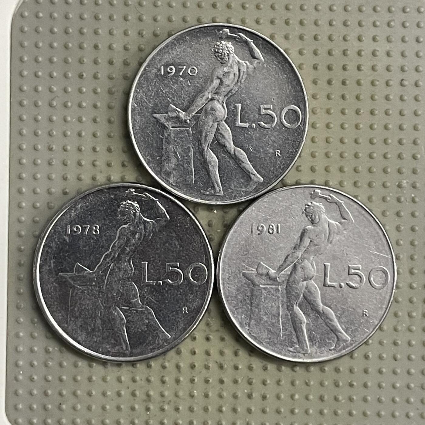 2026年第27场各国散币拍卖（总第177场） 意大利50里拉3枚