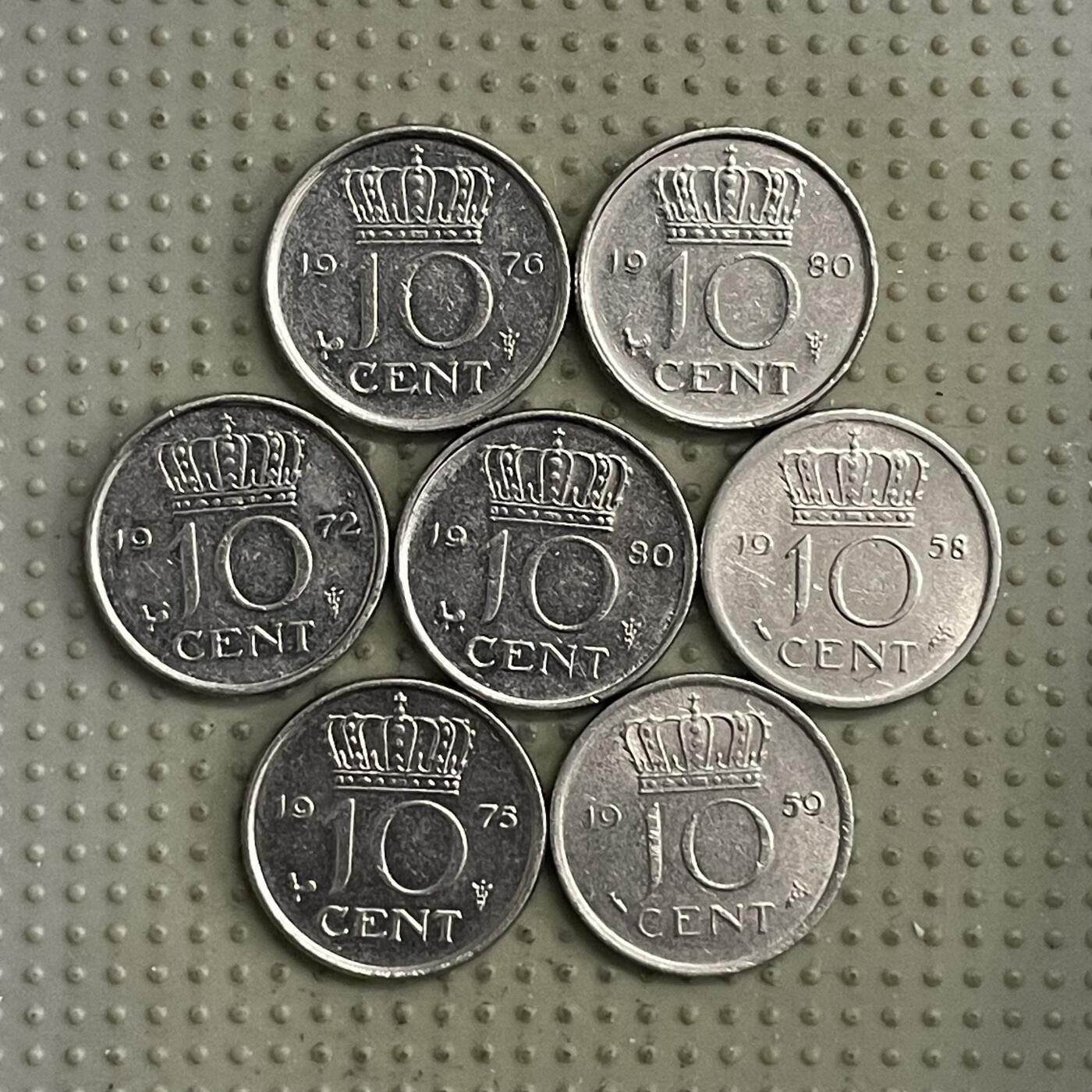 2026年第27场各国散币拍卖（总第177场） 荷兰10分7枚