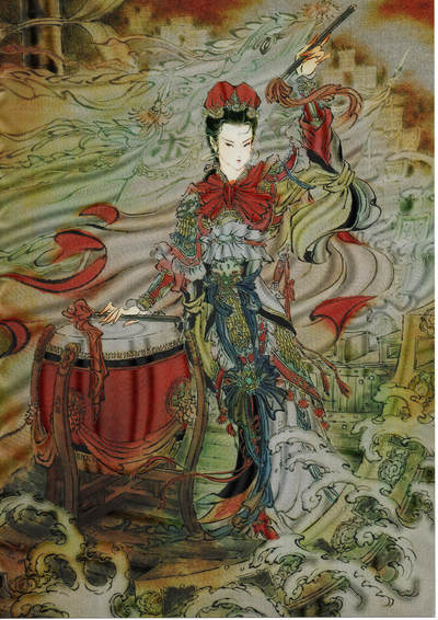 NO.25 好又多金牌大场，新年专场（上）一马当先，大吉大利！每周一站式配齐，方便凑单！（周5晚9点截拍，卖家送拍0抽成！） - 【221/300编】焱卡文化 问道东方 彫仙 梁红玉A4大卡 正面折光工艺背面普卡工艺