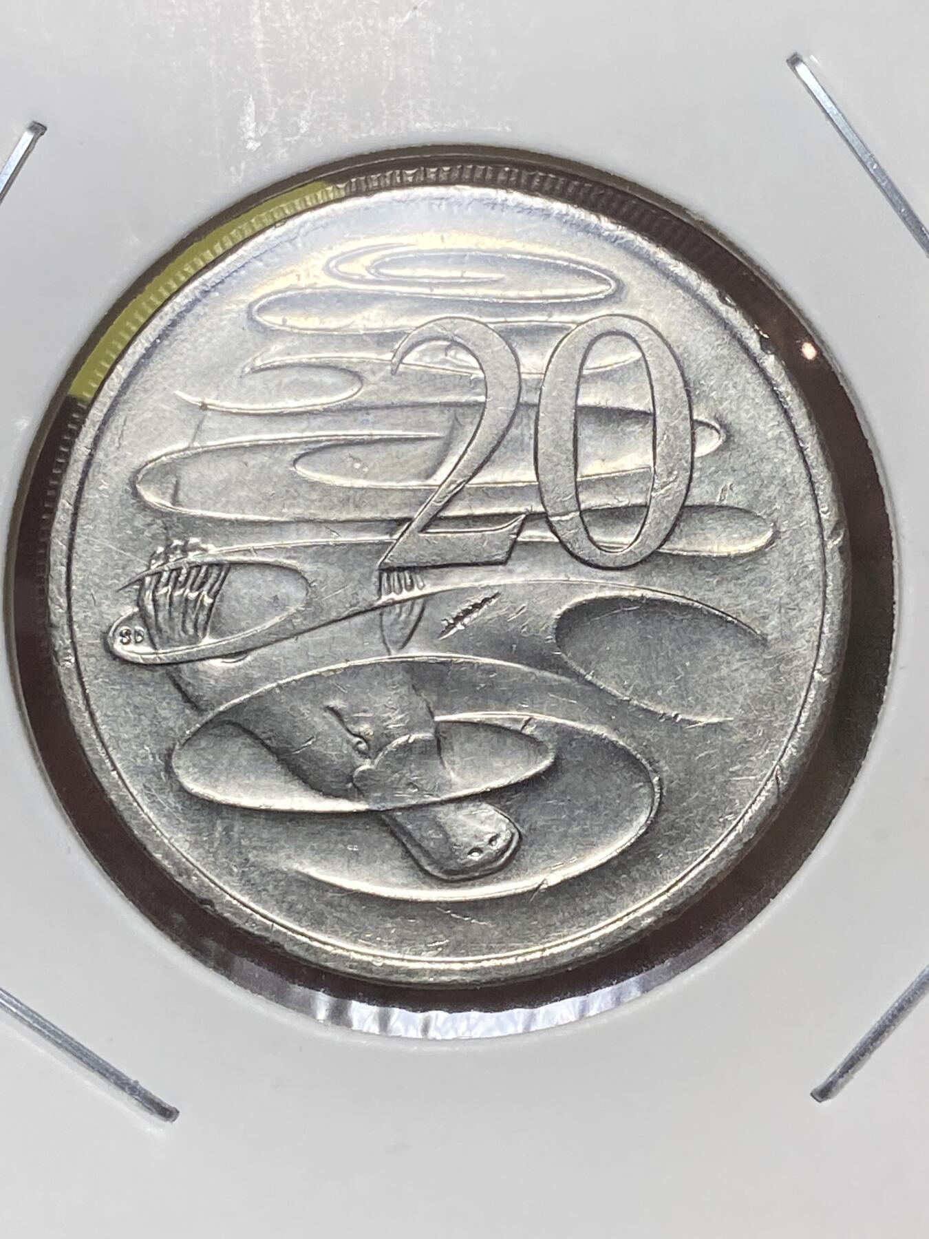 2026年第三十二场(总第二百零一场）外国精品纸夹币场(免佣金) 澳大利亚🇦🇺2022年20分(伊丽莎白二世老年第二版)