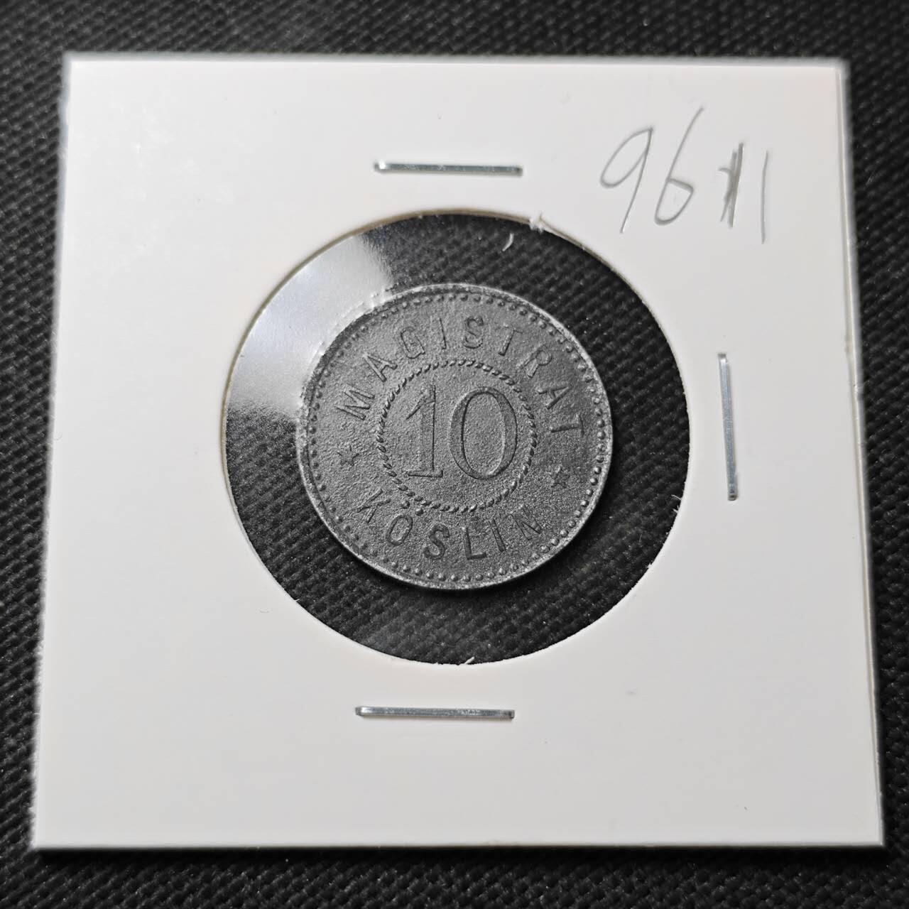 KK钱币收藏小铺  第396期  2月预留时间 周末发货  德紧10芬尼