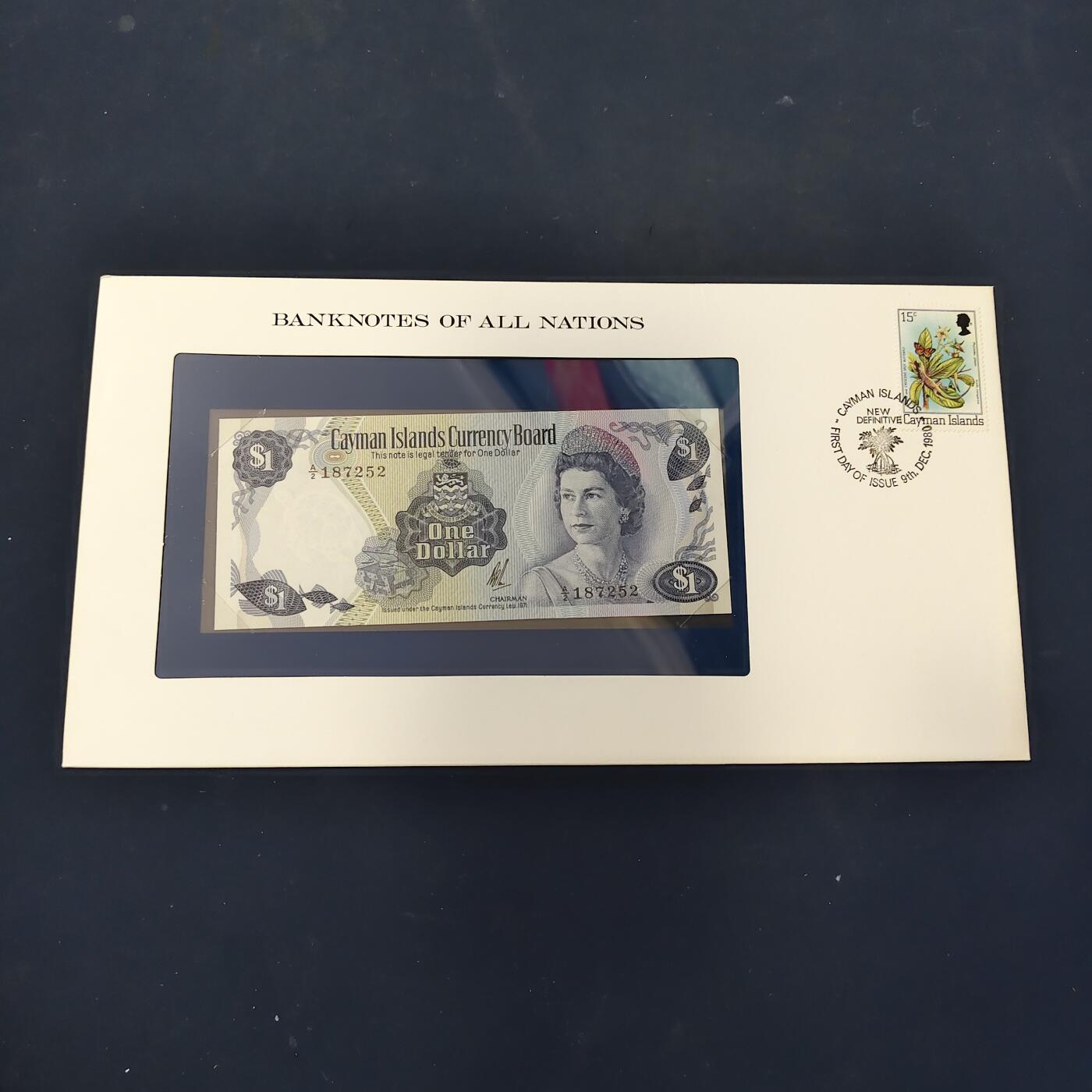 【全场包邮】纯粹捡漏拍506场-持续更新中 【富兰克林·世界各国纸钞系列邮币封】开曼群岛