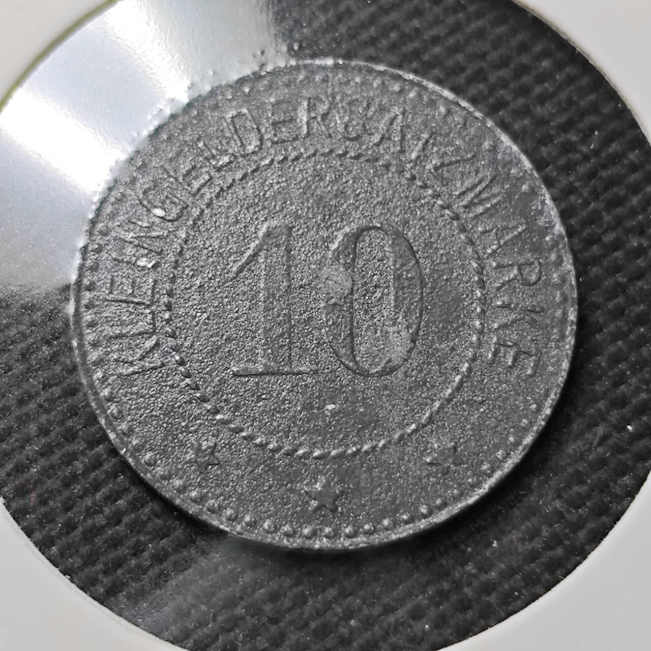 KK钱币收藏小铺  第396期  2月预留时间 周末发货  德紧10芬尼