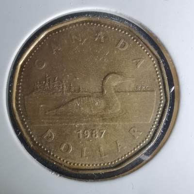 沼泽如烟--第1004场 - 加拿大1987年一元