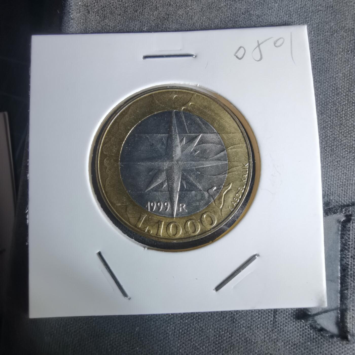 沼泽如烟--第1005场 圣马力诺1999年1000里拉