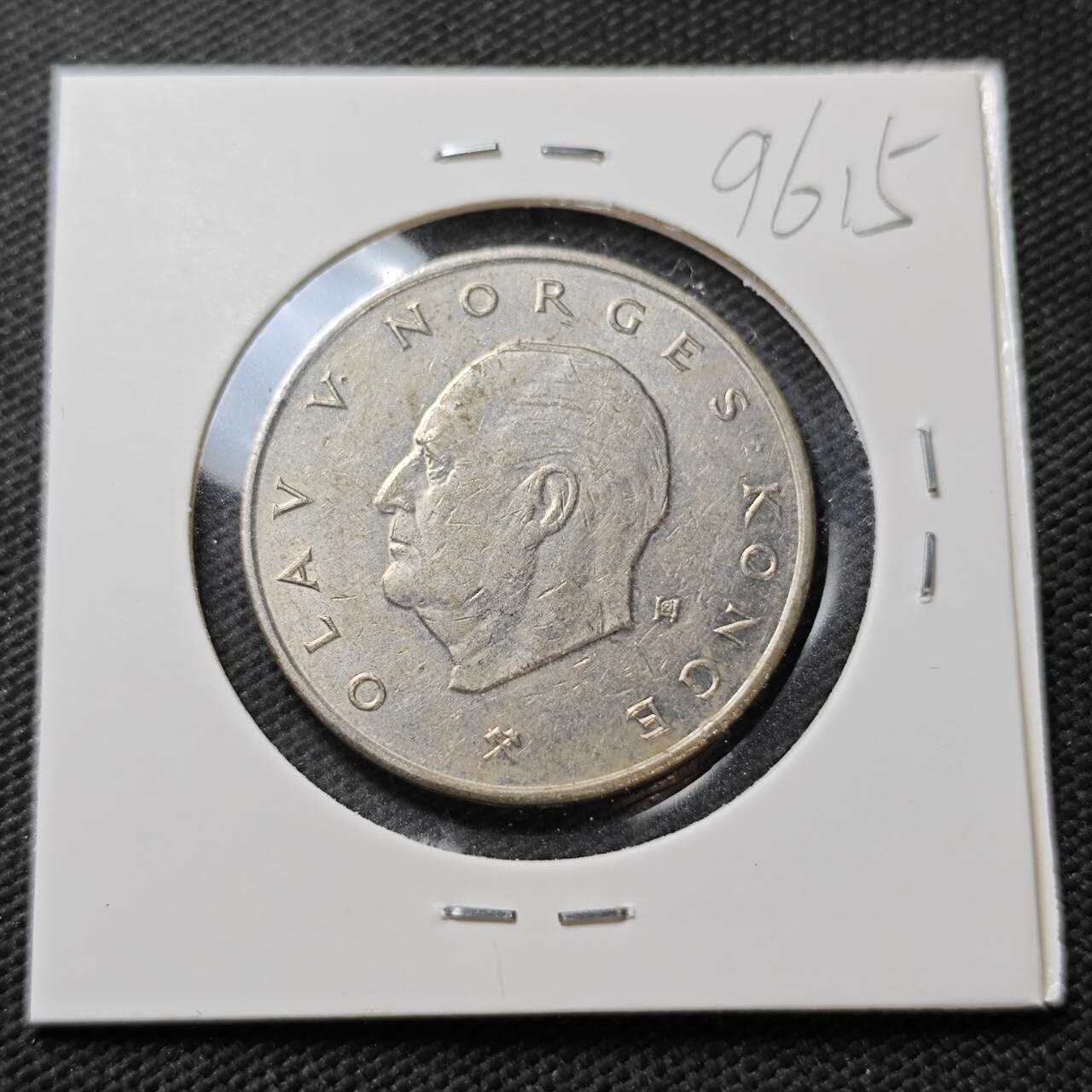 KK钱币收藏小铺  第396期  2月预留时间 周末发货  挪威5克朗