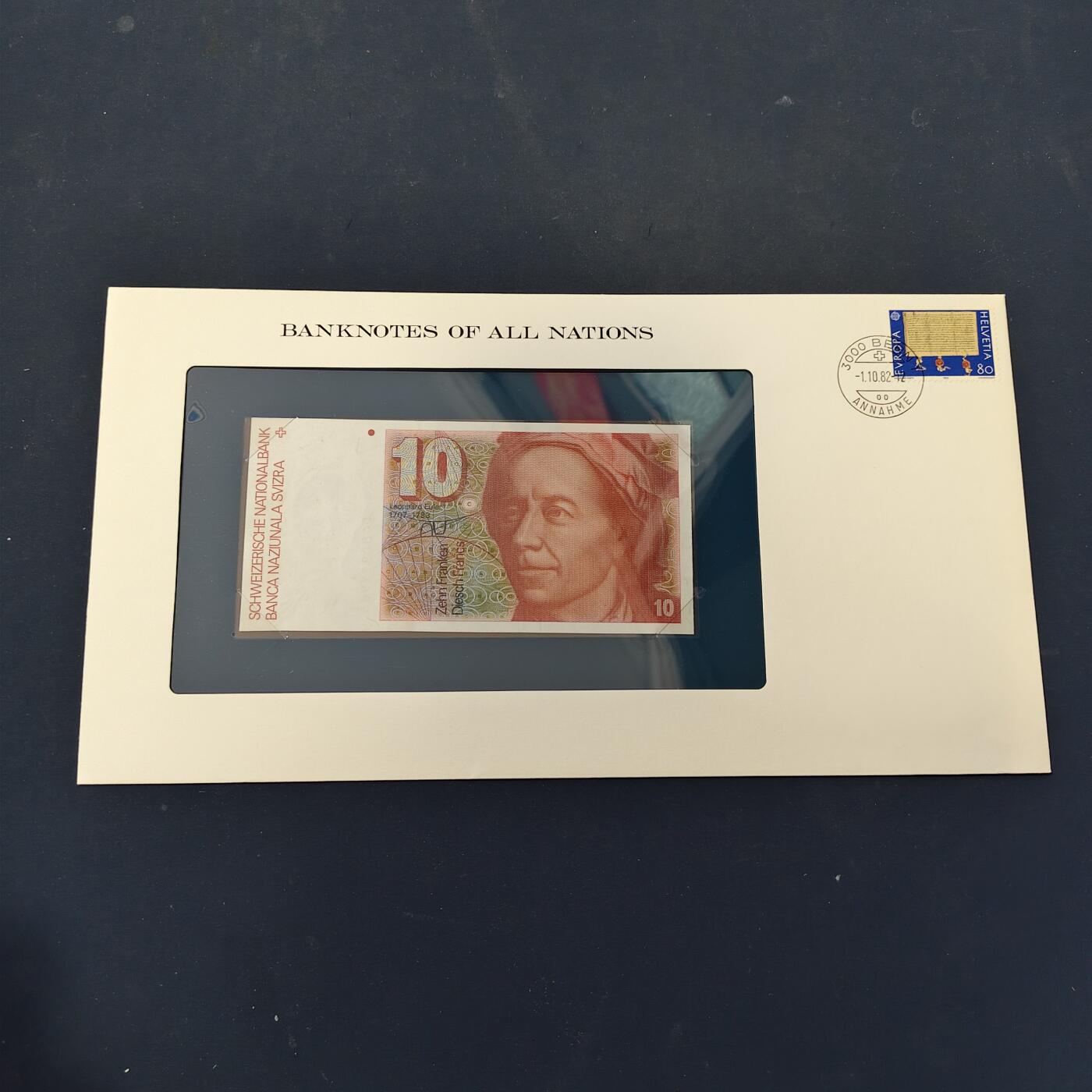 【全场包邮】纯粹捡漏拍506场-持续更新中 【富兰克林·世界各国纸钞系列邮币封】瑞士联邦