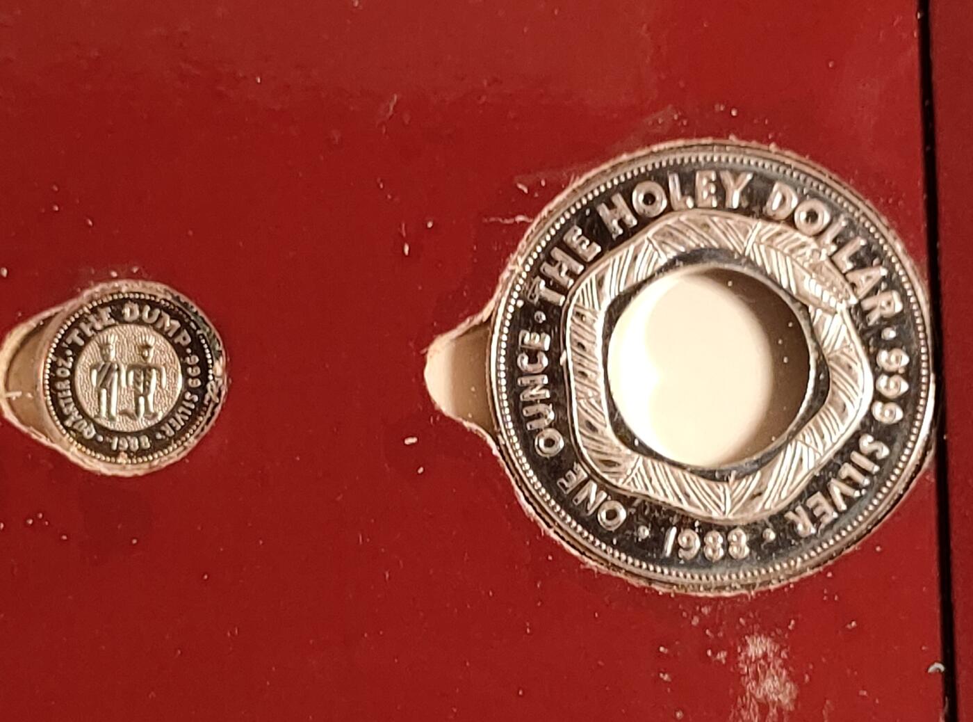 原装册带介绍 英属澳大利亚 1988年 25分、1元 精制子母银币