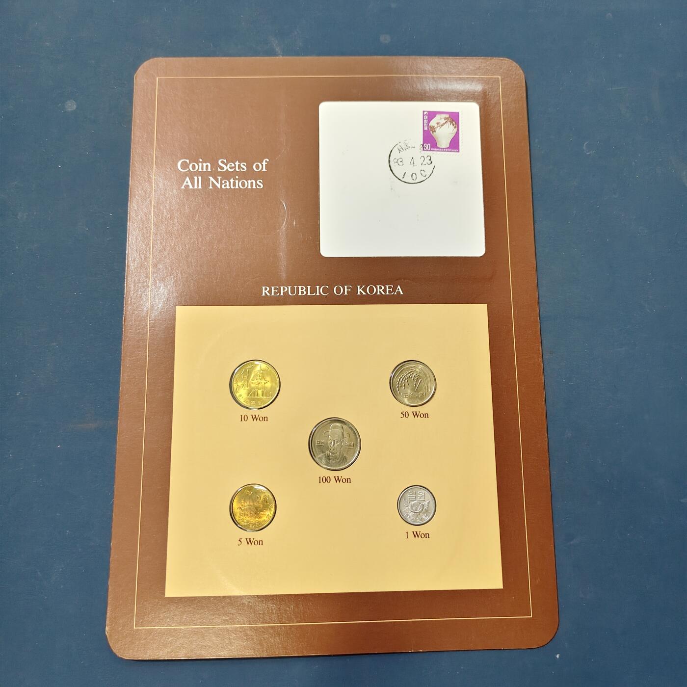 【全场包邮】纯粹捡漏拍506场-持续更新中 【富兰克林·世界各国硬币系列邮币卡】大韩民国