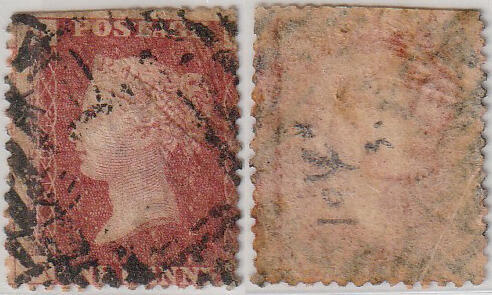 洪涛臻品批发群 精选邮票限时拍卖第1269期  红便士 104版号 RL票位 齿孔严重左移入图！一百多年的世界第一套古典邮票 保真