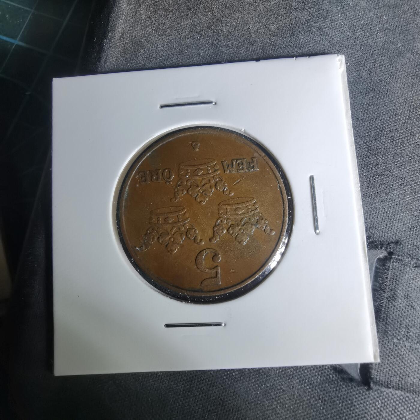 沼泽如烟--第1004场 瑞典1950年5欧尔