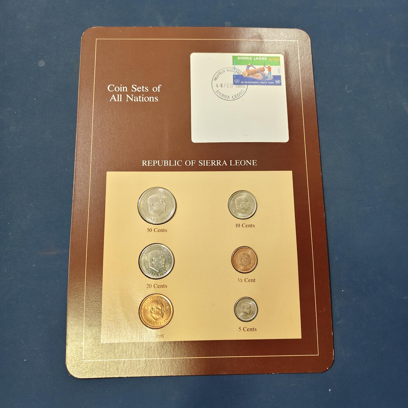 【全场包邮】纯粹捡漏拍506场-持续更新中 【富兰克林·世界各国硬币系列邮币卡】塞拉利昂共和国