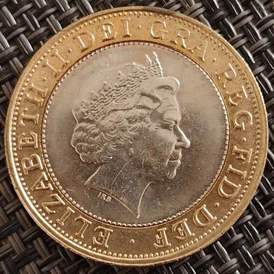 布加迪🐬～世界钱币(上海)🌾第 276 期 /  各国套币和散币 - 英国🇬🇧 1999年 2镑