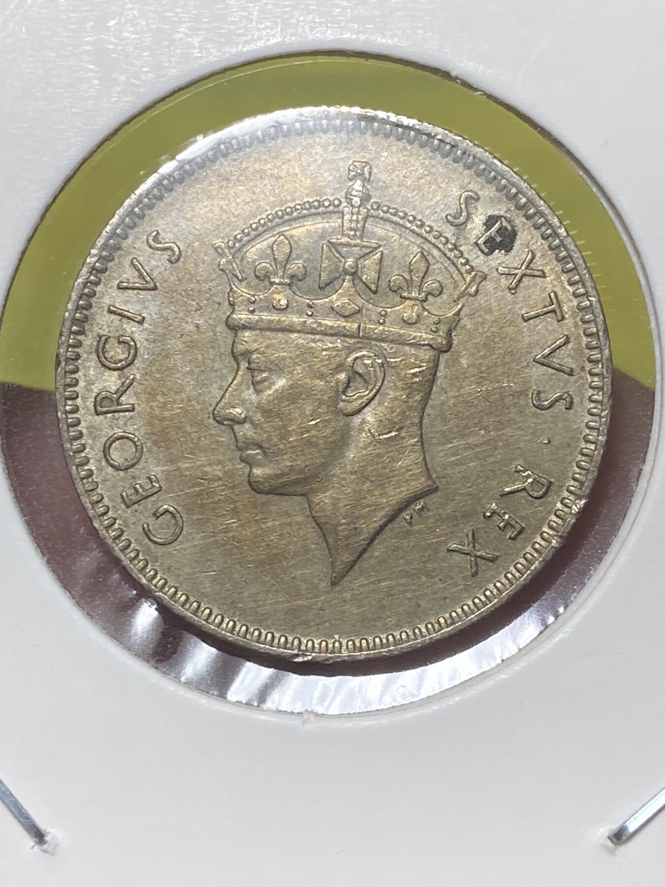 2026年第三十二场(总第二百零一场）外国精品纸夹币场(免佣金) 英属东非1948年50分(乔治六世第二版，首发年)