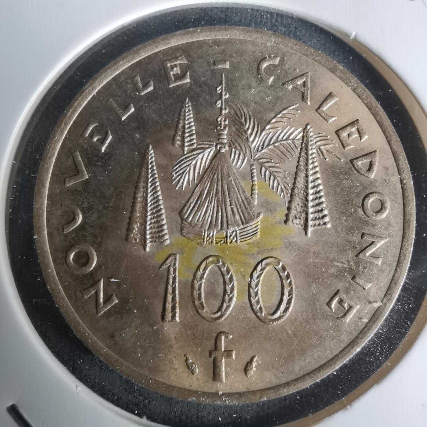 沼泽如烟--第1005场 法属新喀里多尼亚1976年100法郎