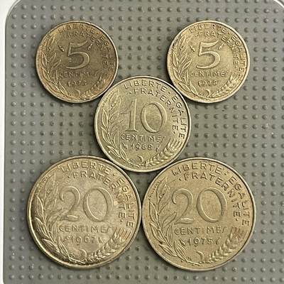 2026年第27场各国散币拍卖（总第177场） - 法国5枚