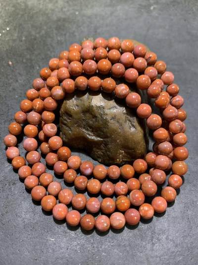 川料南红玛瑙多圈手串一条，， - 川料南红玛瑙多圈手串一条，，