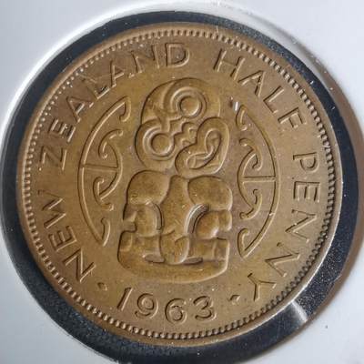 沼泽如烟--第1005场 - 新西兰1963年半便士