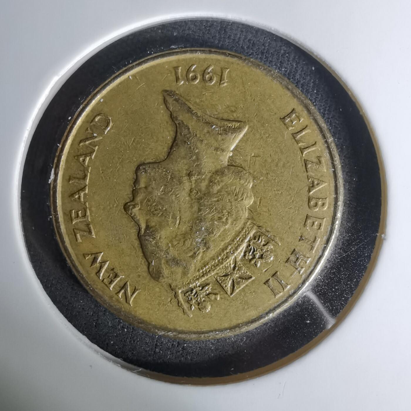 沼泽如烟--第1004场 新西兰1991年一元