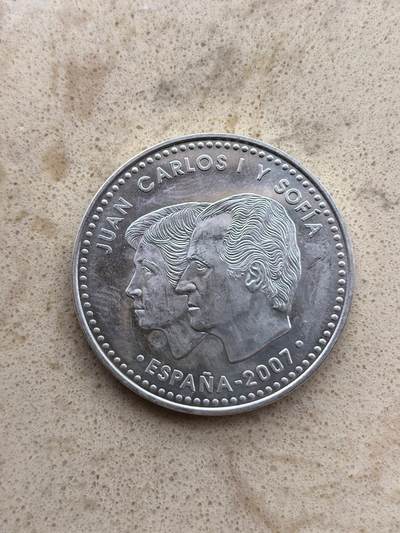 道一币馆币章第一百六十七场 - 西班牙2007年罗马条约50周年12欧元银币 18g  925s