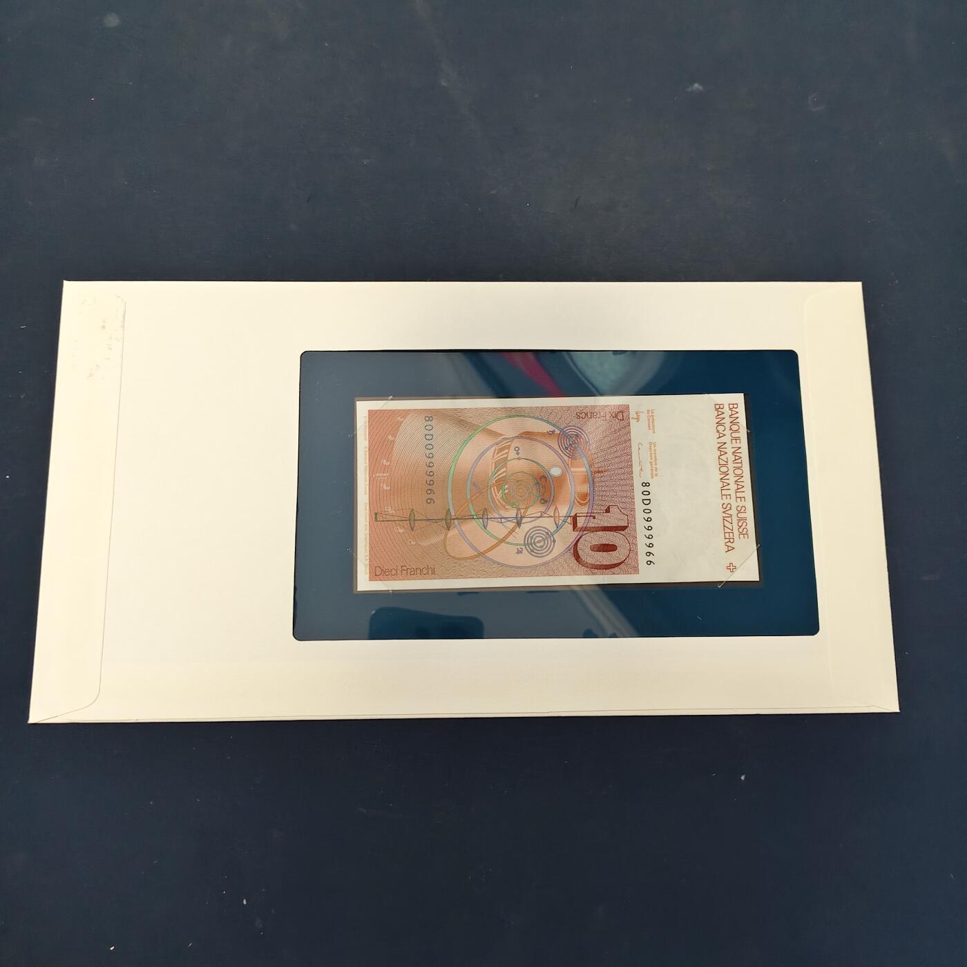 【全场包邮】纯粹捡漏拍506场-持续更新中 【富兰克林·世界各国纸钞系列邮币封】瑞士联邦