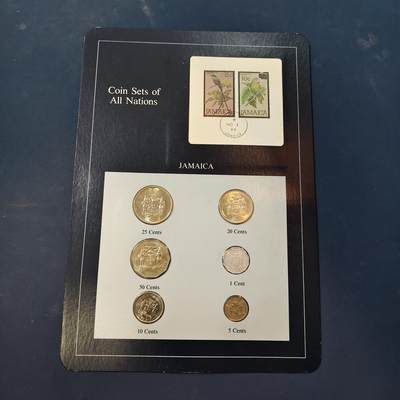 【全场包邮】纯粹捡漏拍506场-持续更新中 - 【富兰克林·世界各国硬币系列邮币卡】牙买加共和国