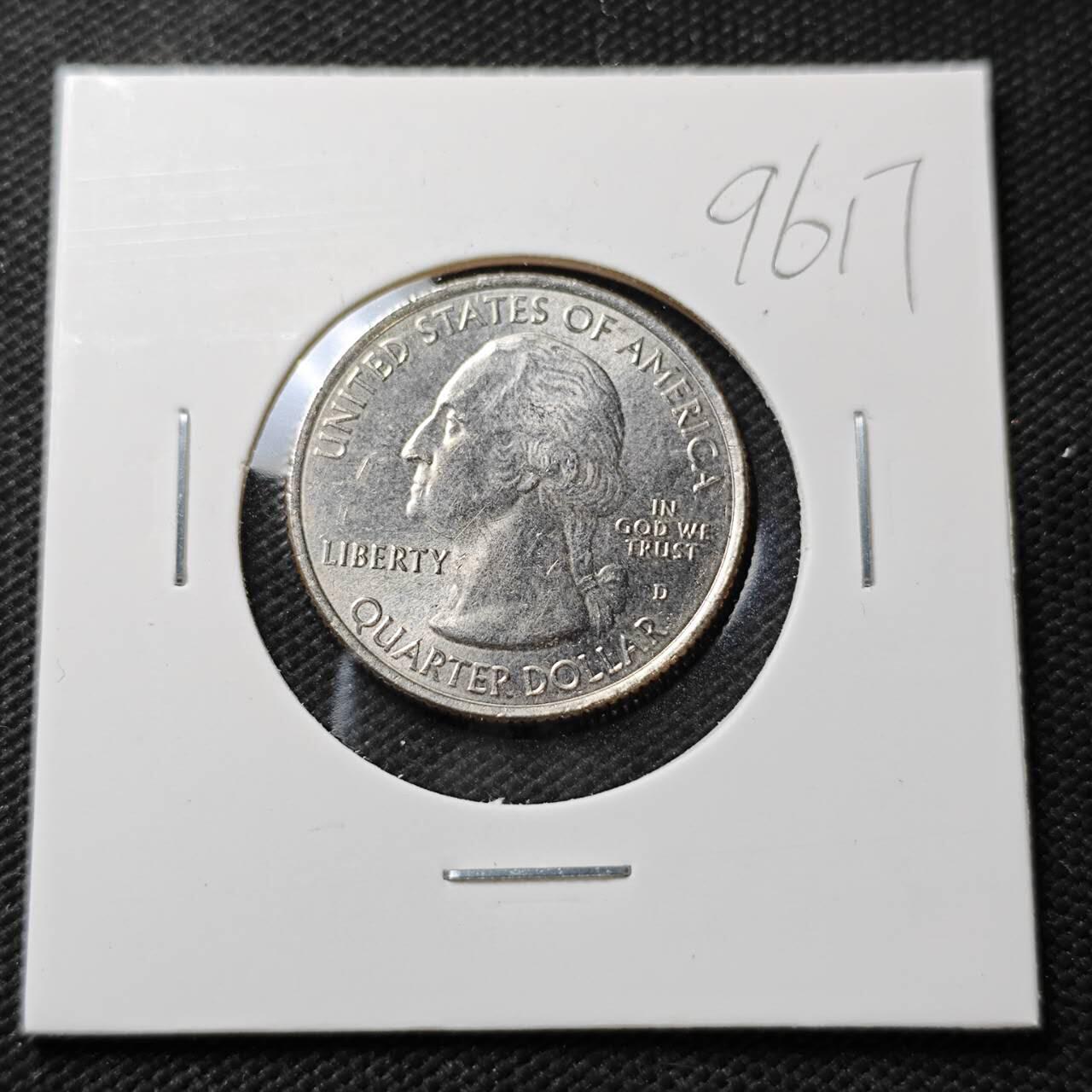 KK钱币收藏小铺  第396期  2月预留时间 周末发货  美国25分纪念币