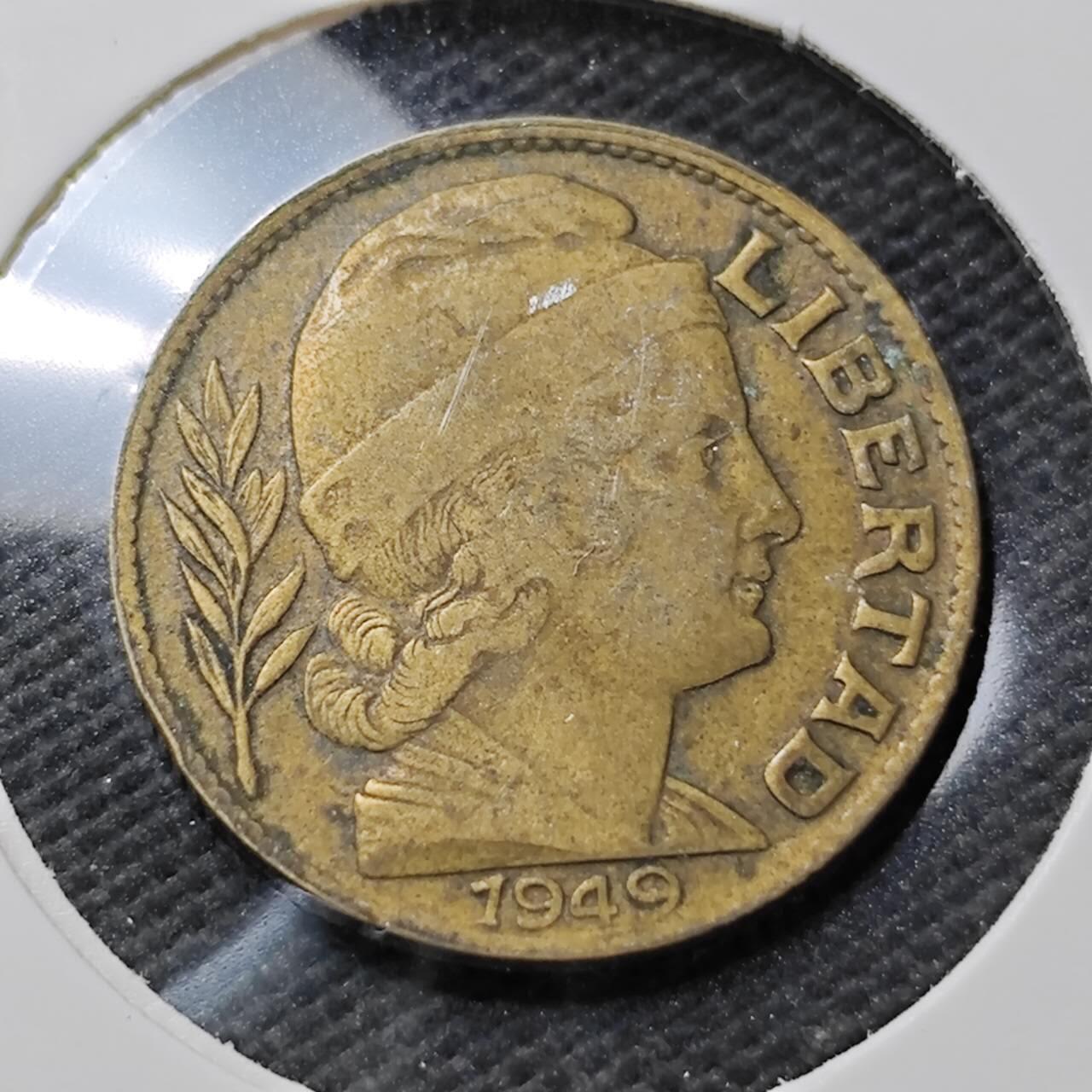 KK钱币收藏小铺  第396期  2月预留时间 周末发货  1949阿根廷20分