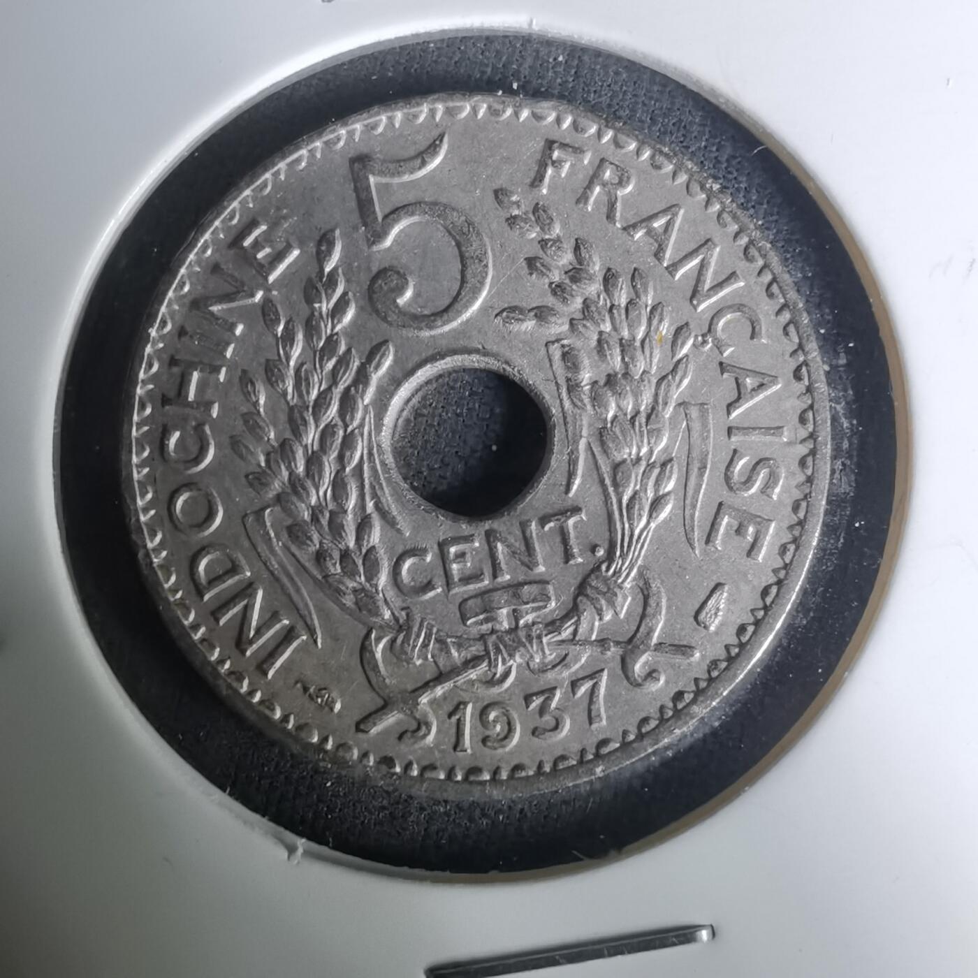 沼泽如烟--第1004场 法属印度支那1937年五分