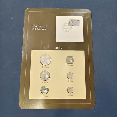 【全场包邮】纯粹捡漏拍506场-持续更新中 - 【富兰克林·世界各国硬币系列邮币卡】阿鲁巴（荷兰属地）