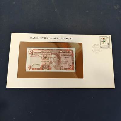 【全场包邮】纯粹捡漏拍506场（套币专场，注意佣金） - 【富兰克林·世界各国纸钞系列邮币封】直布罗陀（英国属地）