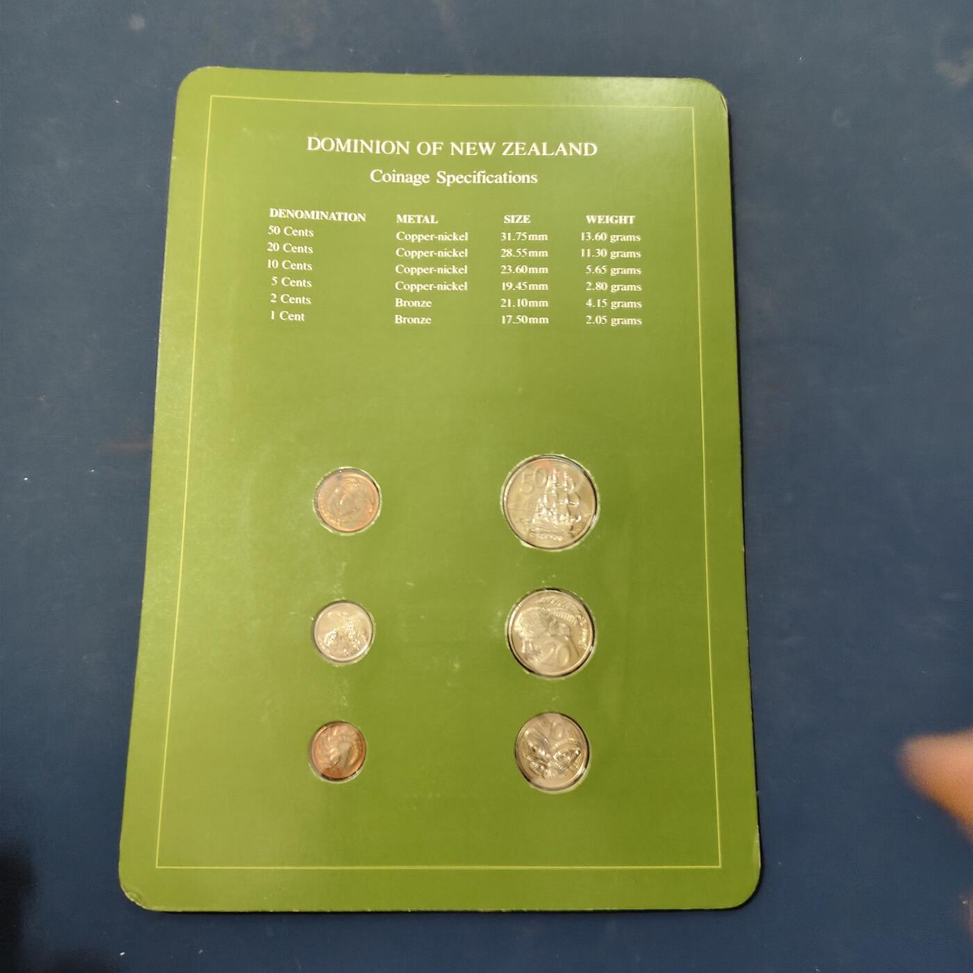 【全场包邮】纯粹捡漏拍506场-持续更新中 【富兰克林·世界各国硬币系列邮币卡】新西兰联合王国